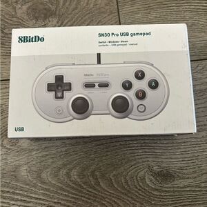 8BitDo SN30 pro USB wired gamepad controller for Nintendo switch, windows